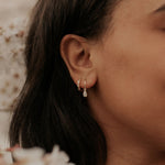 Load image into Gallery viewer, May Raindrop Hoops
