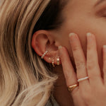 Load image into Gallery viewer, Lola Floral Hoops
