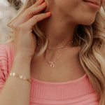 Load image into Gallery viewer, Lily Bow Necklace
