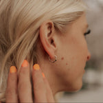 Load image into Gallery viewer, Lola Floral Hoops
