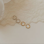 Load image into Gallery viewer, Lola Floral Hoops
