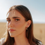 Load image into Gallery viewer, Honey Bee Hoops
