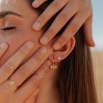 Load image into Gallery viewer, Honey Bee Hoops
