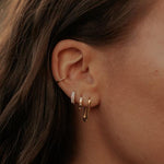Load image into Gallery viewer, Diana Diamond Hoops
