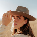 Load image into Gallery viewer, Riley Turquoise Hoops
