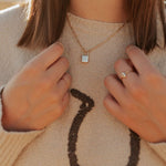 Load image into Gallery viewer, Newport Gold Filled Lock Necklace
