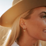 Load image into Gallery viewer, Honey Bee Hoops
