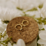 Load image into Gallery viewer, Sophie Baguette Diamond Mini Hoops
