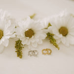 Load image into Gallery viewer, Sophie Baguette Diamond Mini Hoops
