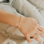 Load image into Gallery viewer, *Littles* Madeline Gold Filled Paperclip Bracelet
