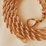 Load image into Gallery viewer, Naomi Gold Filled Rope Necklace
