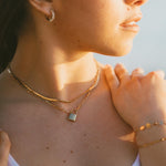 Load image into Gallery viewer, Newport Gold Filled Lock Necklace
