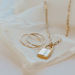 Load image into Gallery viewer, Newport Gold Filled Lock Necklace
