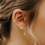 Load image into Gallery viewer, Sophie Baguette Diamond Ear Cuff
