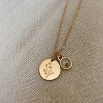 Load image into Gallery viewer, Wildflower Necklace with Mustard Seed
