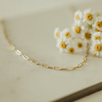 Load image into Gallery viewer, Madeline Gold Filled Paperclip Necklace
