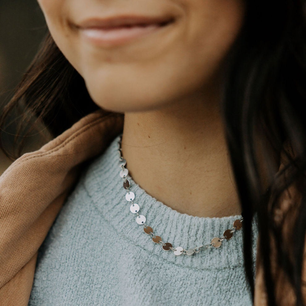 Chloe Gold Filled Coin Necklace