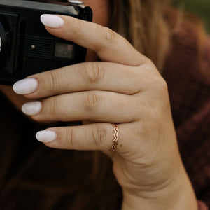 Stevie Gold Filled Wave Ring