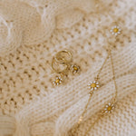 Load image into Gallery viewer, Carolina Daisy Hoops

