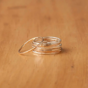 Micah Gold Filled Stacking Ring