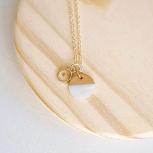 Dipped Necklace with Mustard Seed
