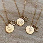 Load image into Gallery viewer, Wildflower Necklace with Mustard Seed
