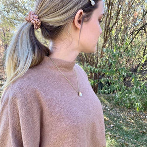 Dipped Necklace with Mustard Seed