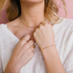 Load image into Gallery viewer, Madeline Gold Filled Paperclip Bracelet
